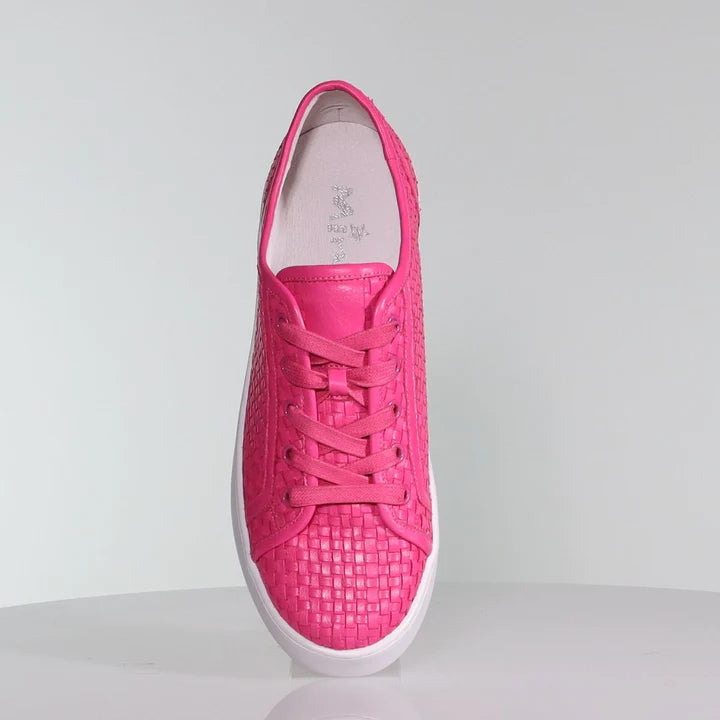 Minx Ellie Shoe - Hot Pink Woven