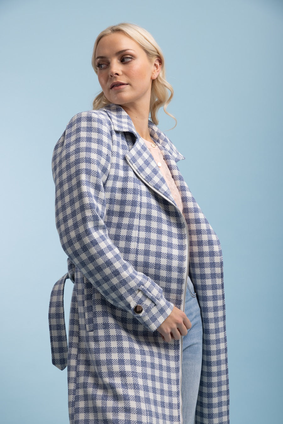 Plaid Wool Amaya Coat Women's Amaya Fleece Jacket Plaid Land