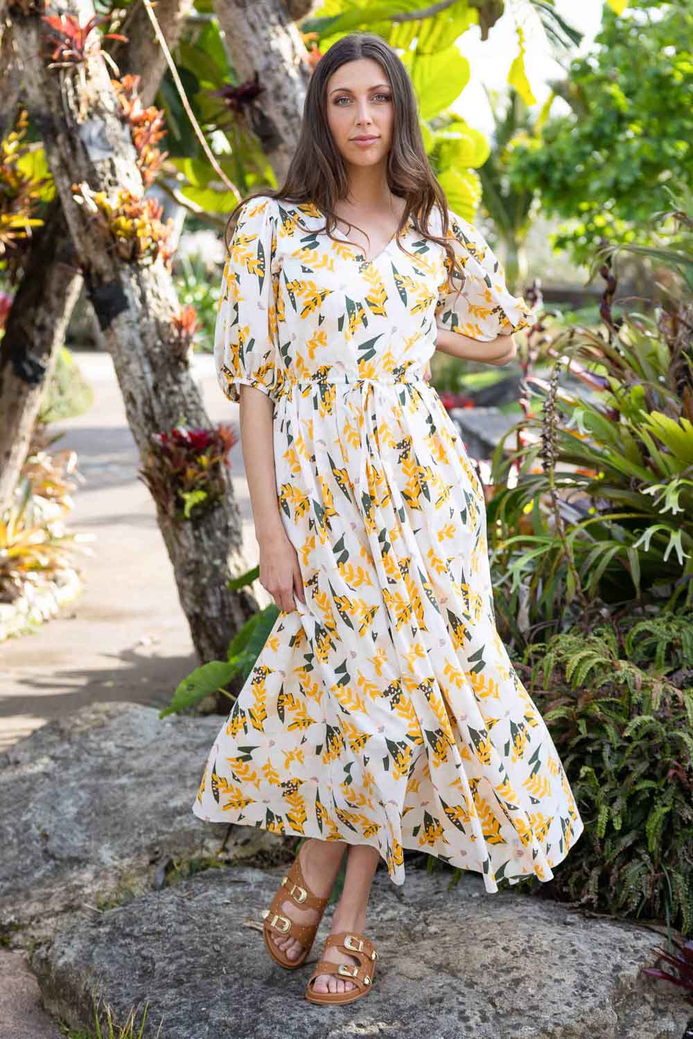 dolly midi dress Charlo Dolly Midi Dress – ROSSELLINI + SHINE
