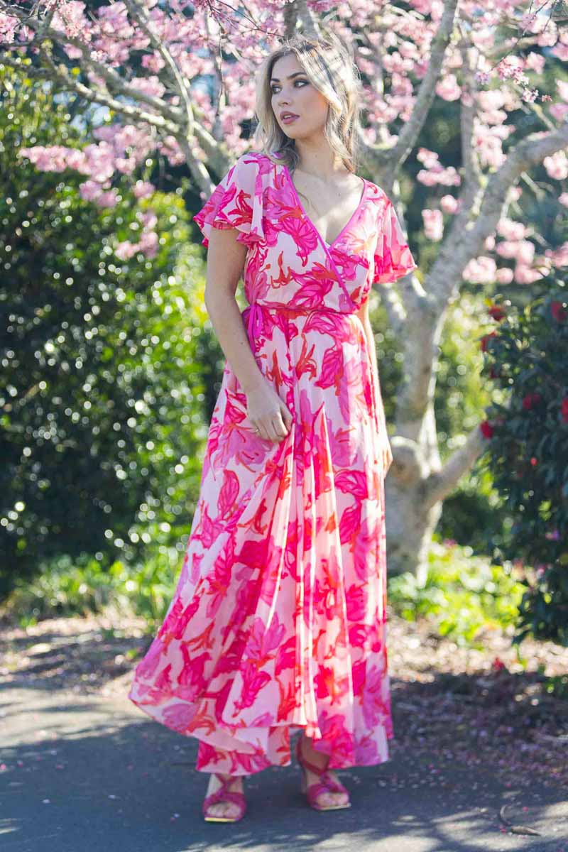 open lace back dress Augustine Dress White w/ Pink Embroidery – LOVE LOLINA