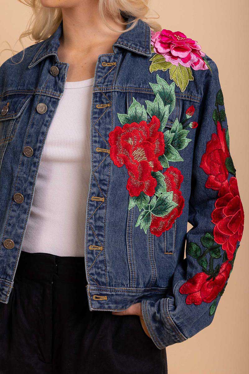Augustine Maddi Denim Jacket – ROSSELLINI + SHINE