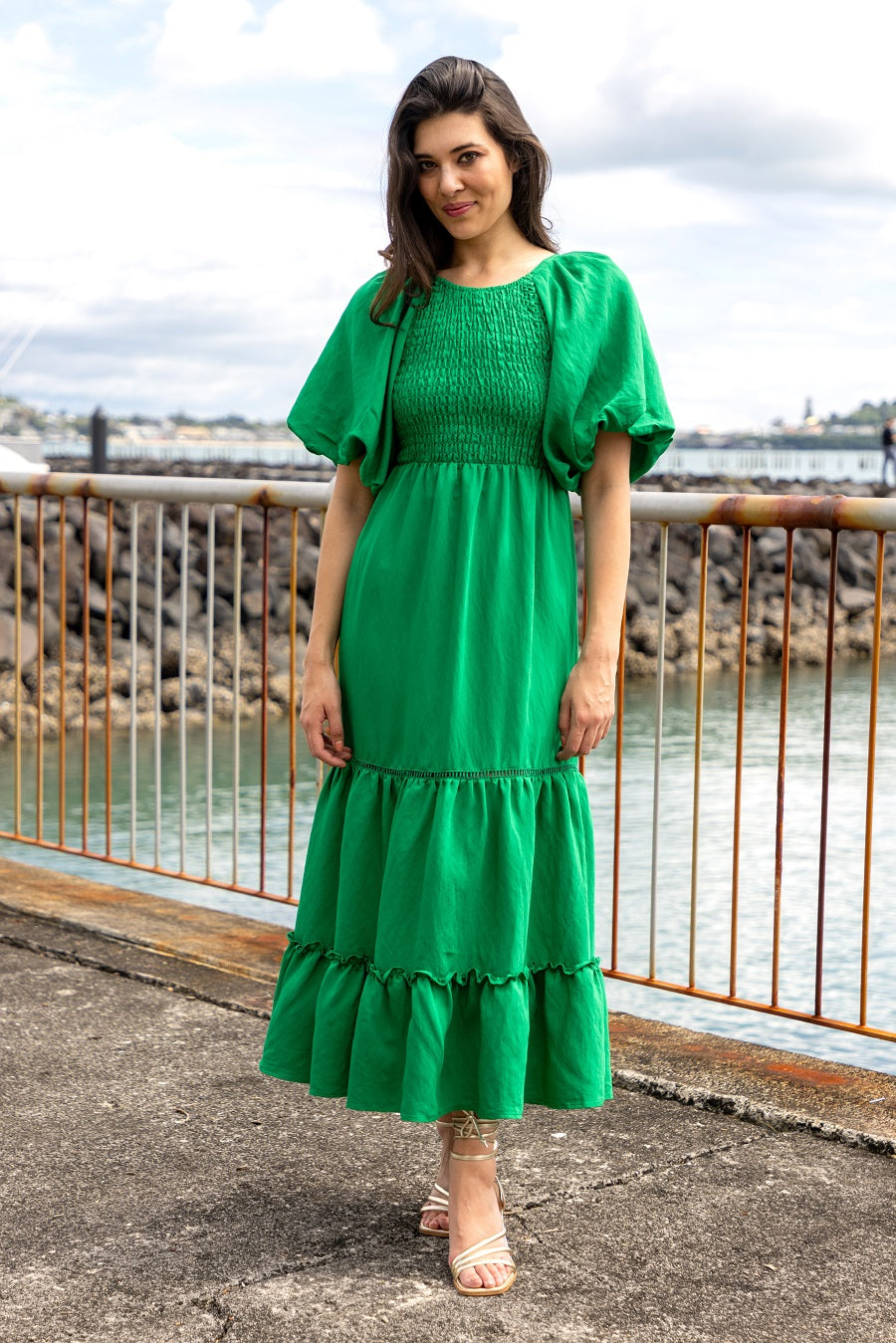 Augustine Lydia Maxi Dress Green ROSSELLINI + SHINE Augustine Lydia Maxi Dress Green ROSSELLINI + SHINE