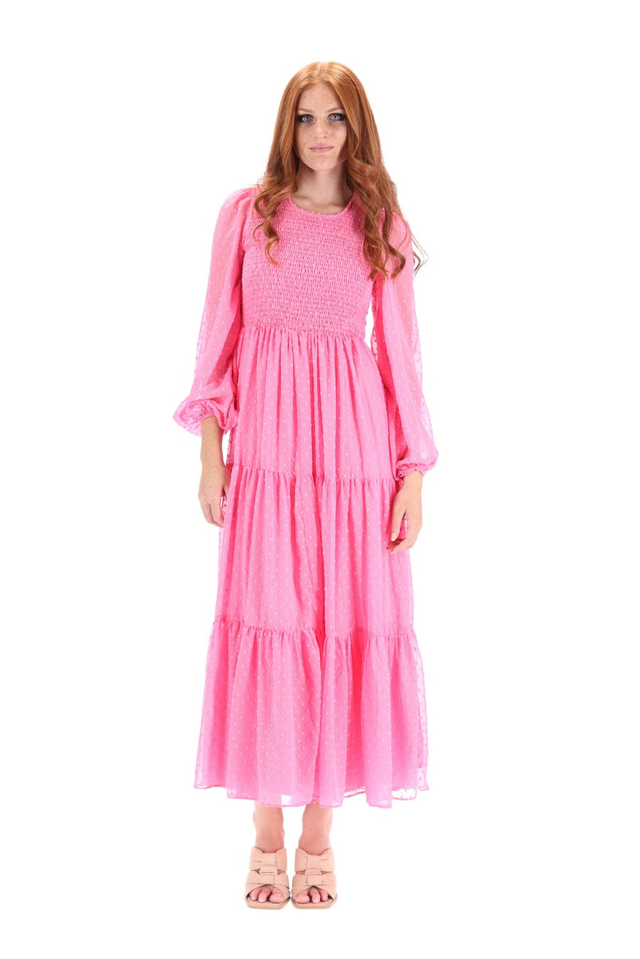 Augustine Rachel Dress-Pink Sparkle