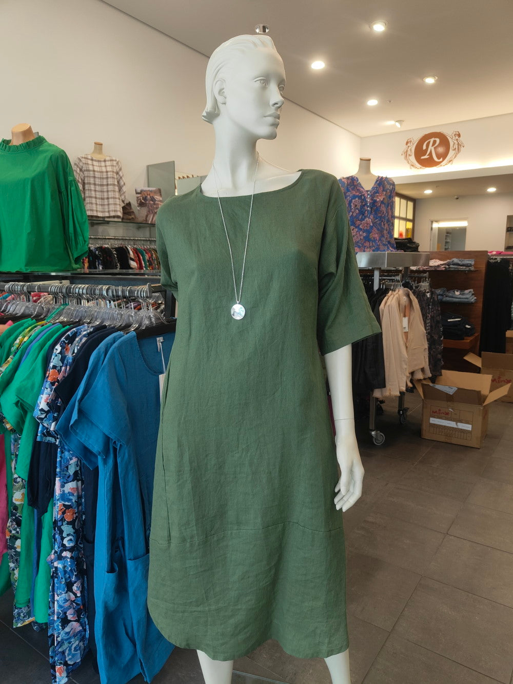 Blackstone Linen Dress – SHINE + ROSSELLINI