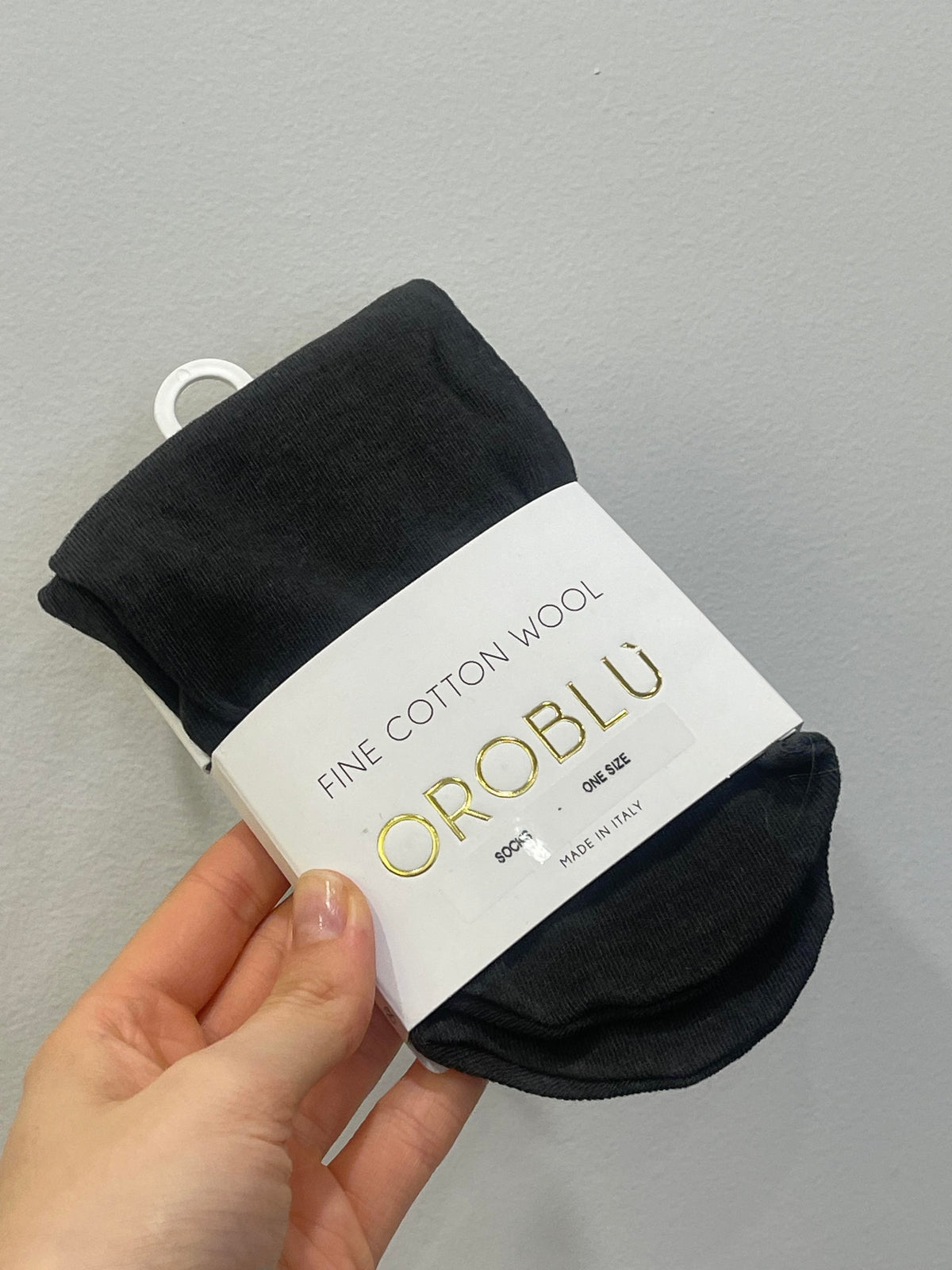 OroBlu Tessie Wool Sock - Grey