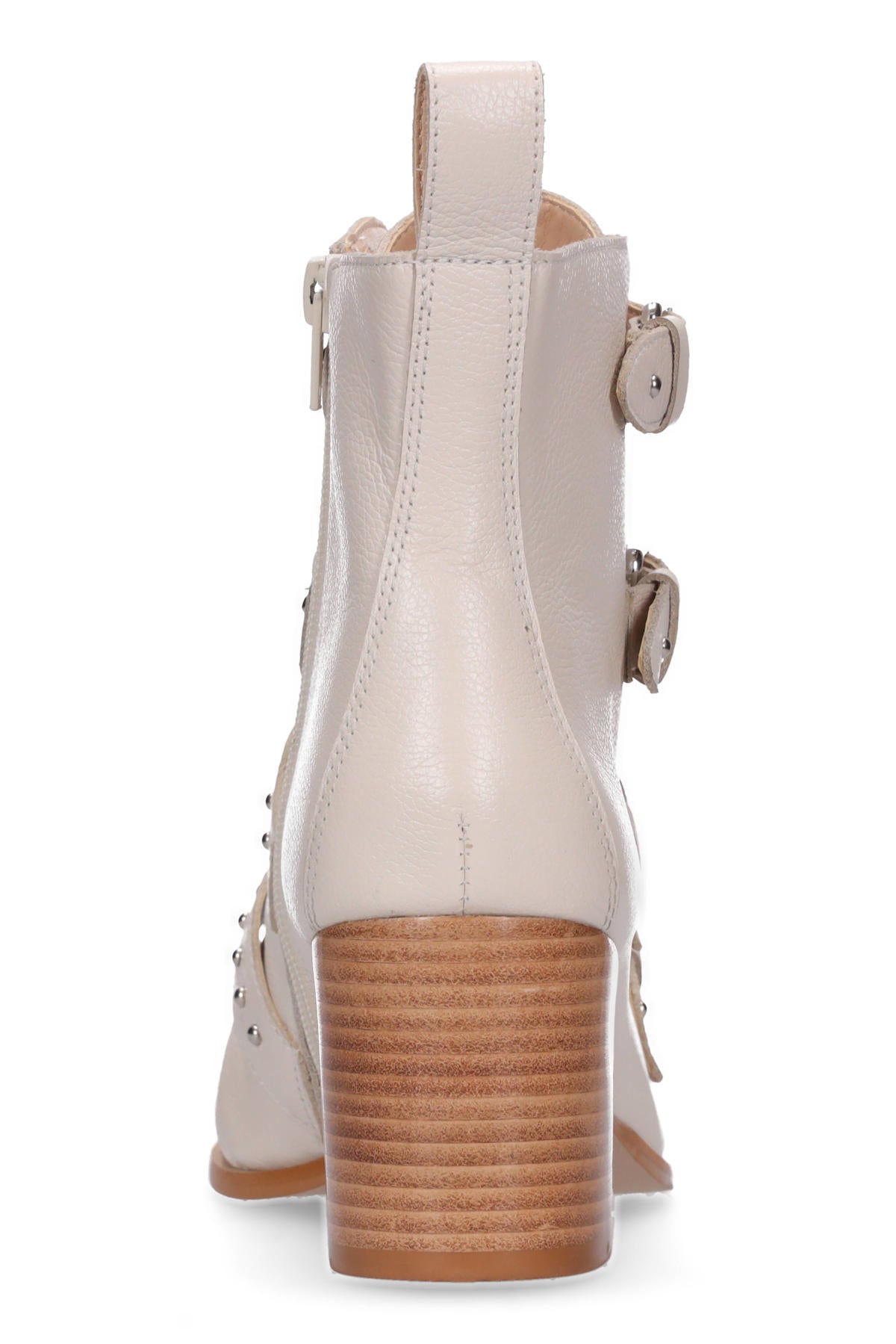 Ava Belted Boot Cream
