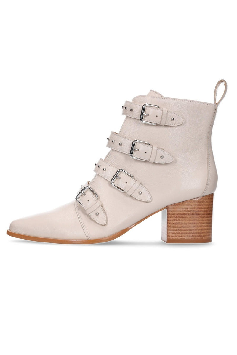 Ava Belted Boot Cream