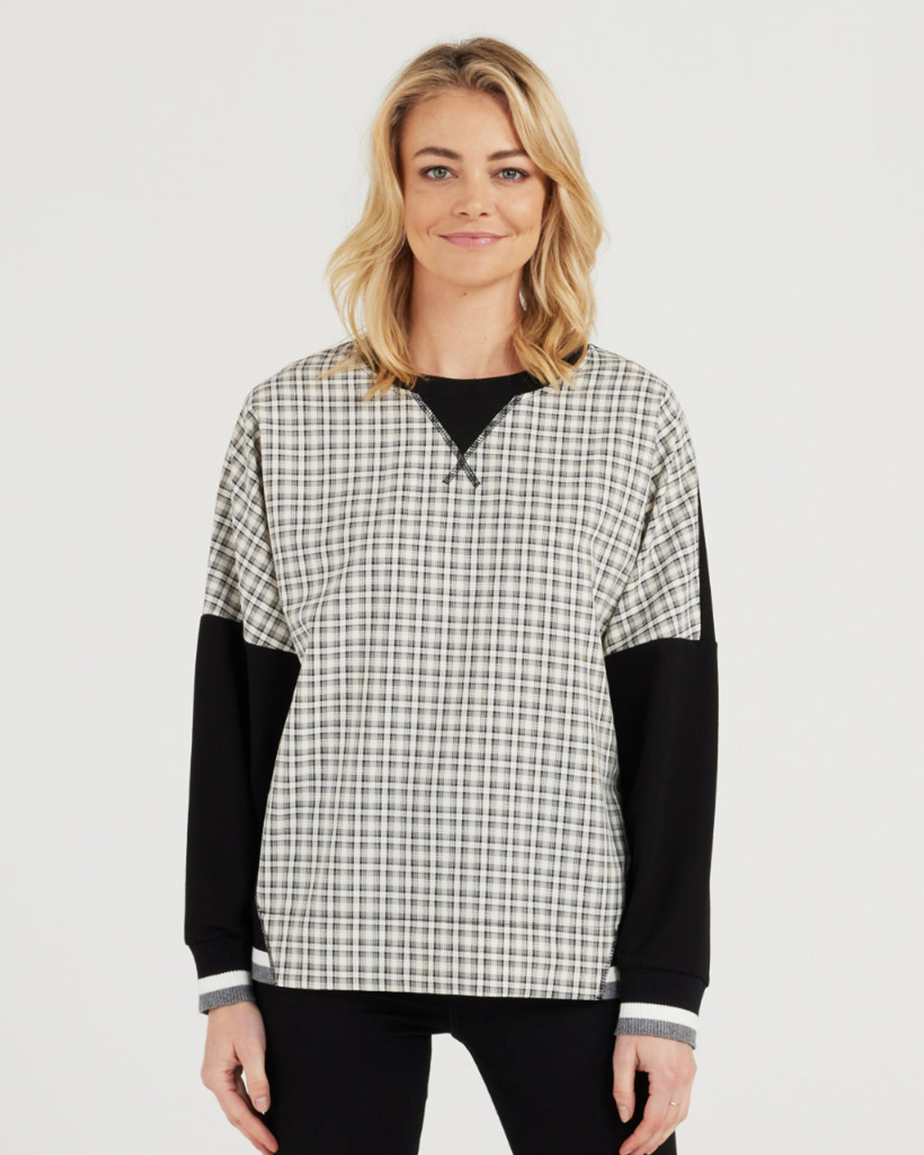Seduce Hazel Top - Slate Signal