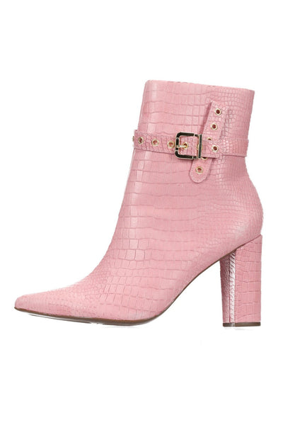 Dusty pink ankle on sale boots