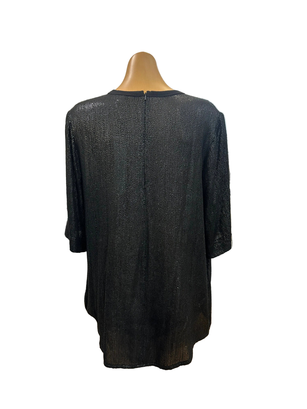 Juliette Hogan Morrison Sequin Top - Black/Onyx