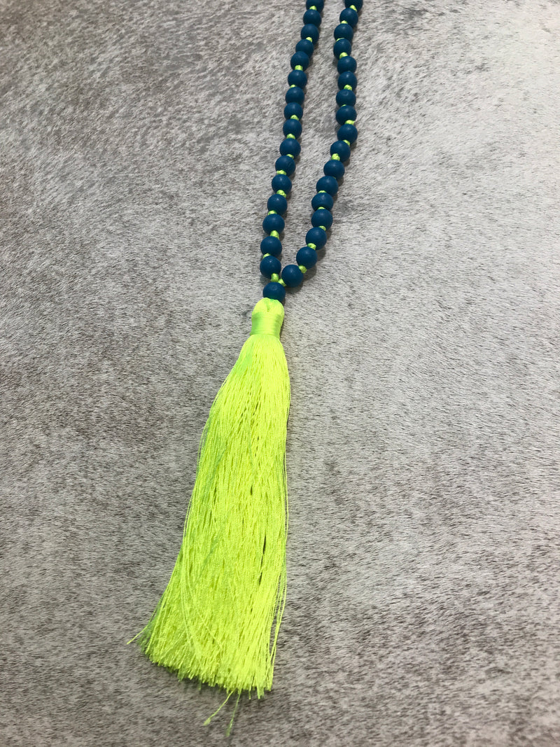 Blue and green neon Necklace