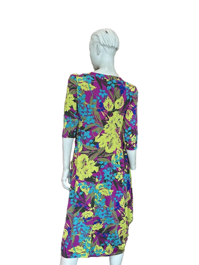 Bittermoon Chloe Dress - Lime Floral Splash