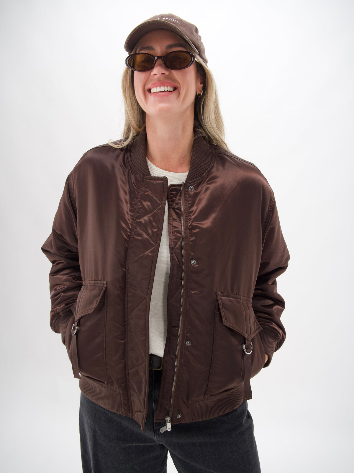 Foxwood Lucy Bomber - Coffee