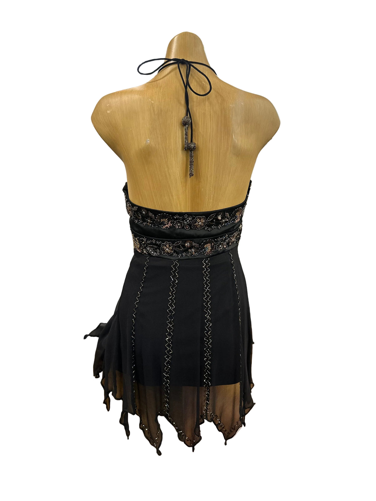 Mr K Silk Beaded Halter Top
