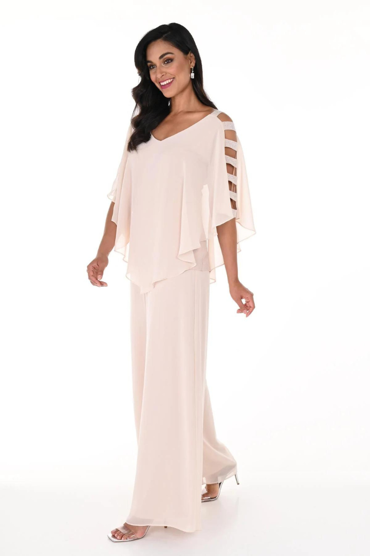 long sheer overlay top