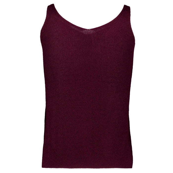 Joseph Ribkoff Metallic Camisole - Merlot