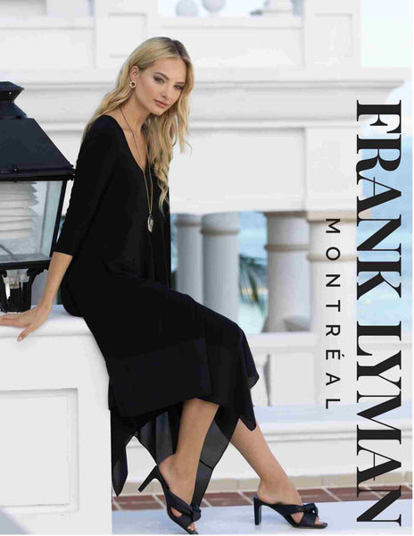 Frank Lyman Black Knit Dress