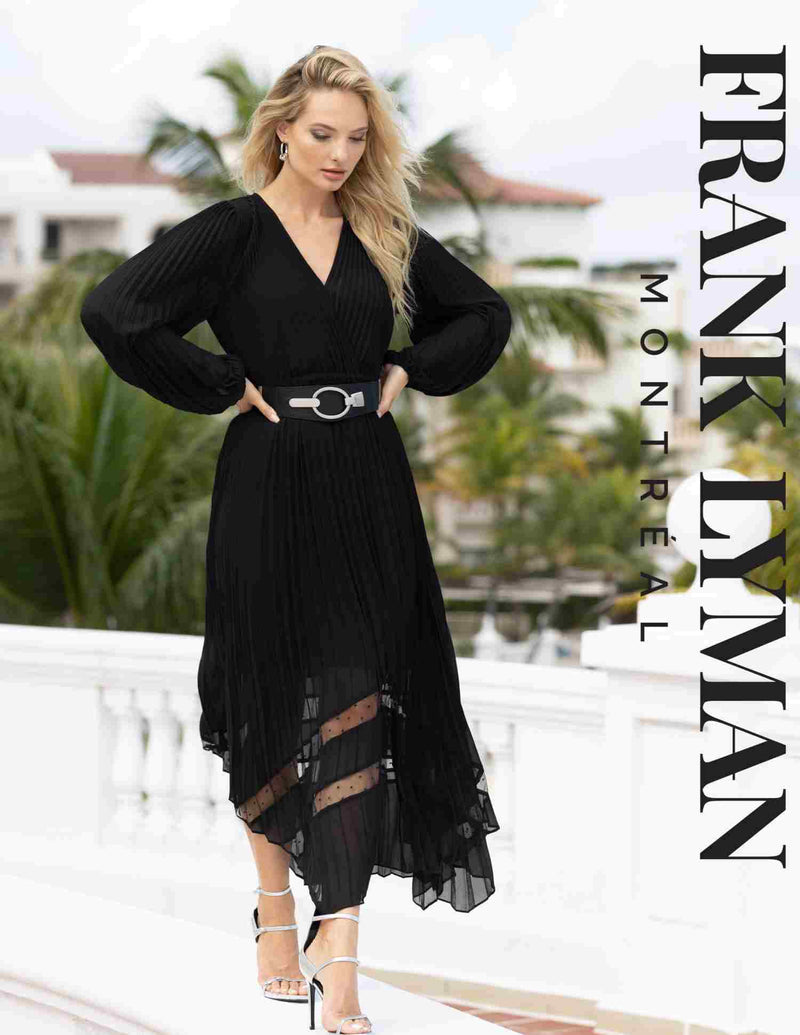 Frank Lyman Black Woven Dress