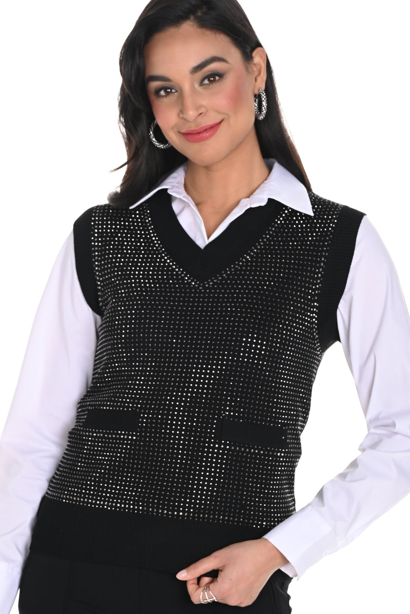 Frank Lyman Eme Sparkle Vest