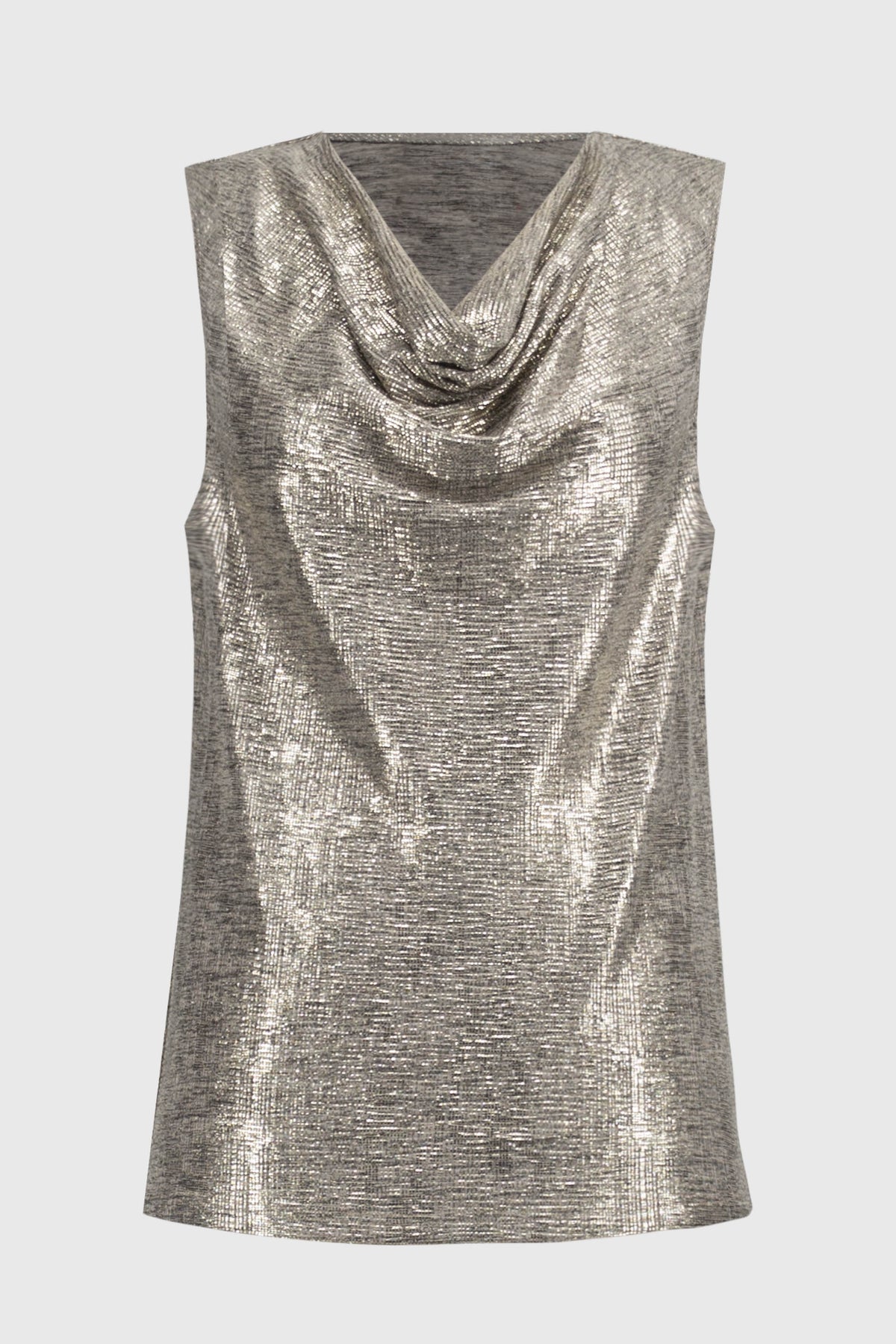 Joseph Ribkoff Foiled Melange Top