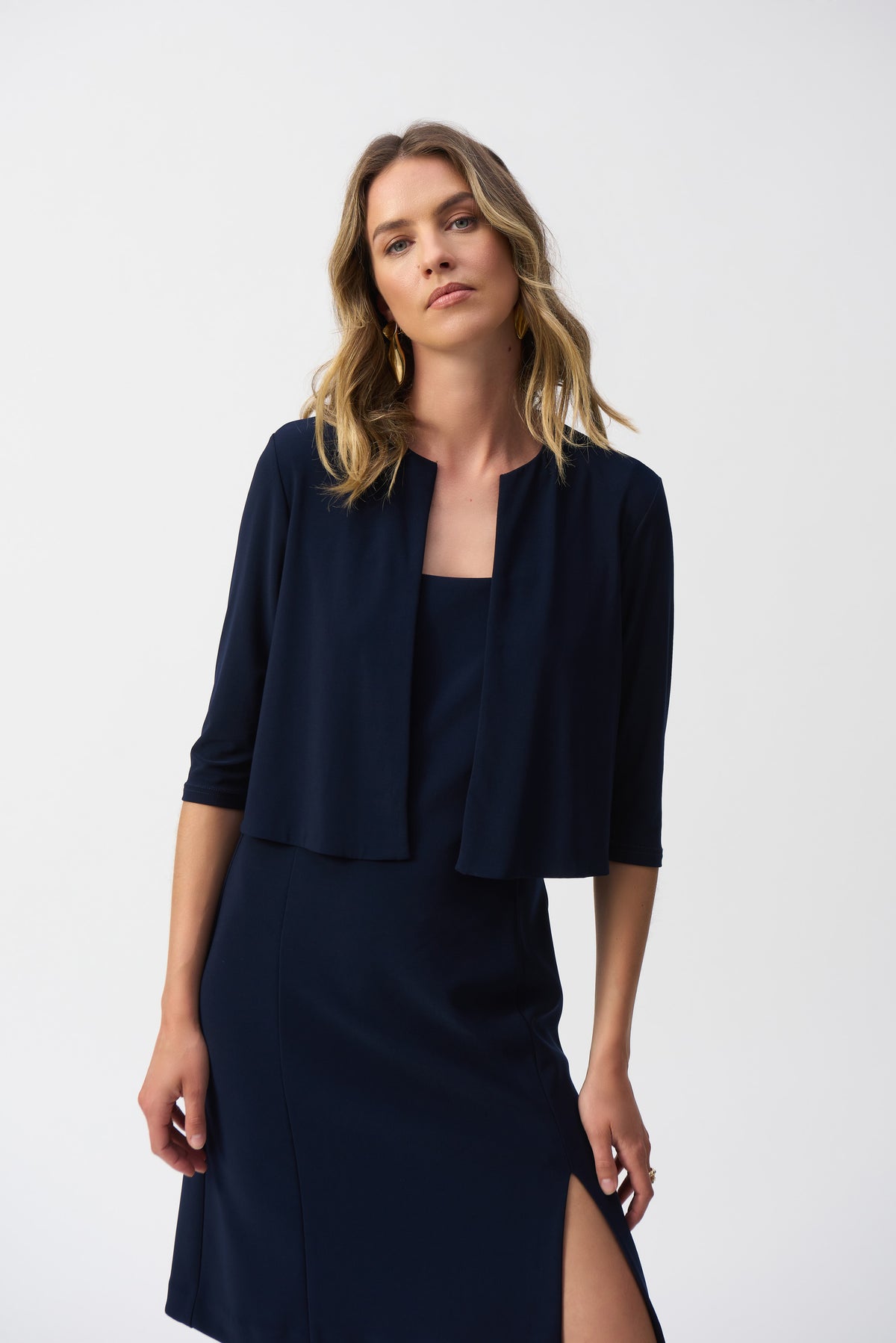 Joseph Ribkoff Silky Knit Cover-Up - Midnight