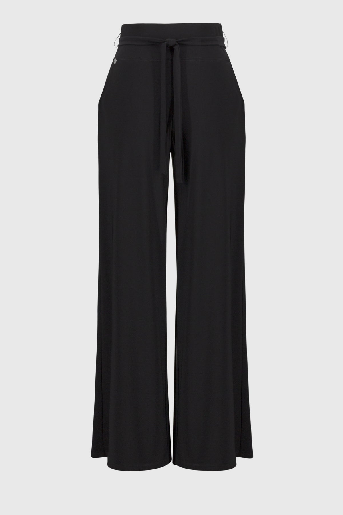 Joseph Ribkoff Knit Wide Leg Pants with Sash