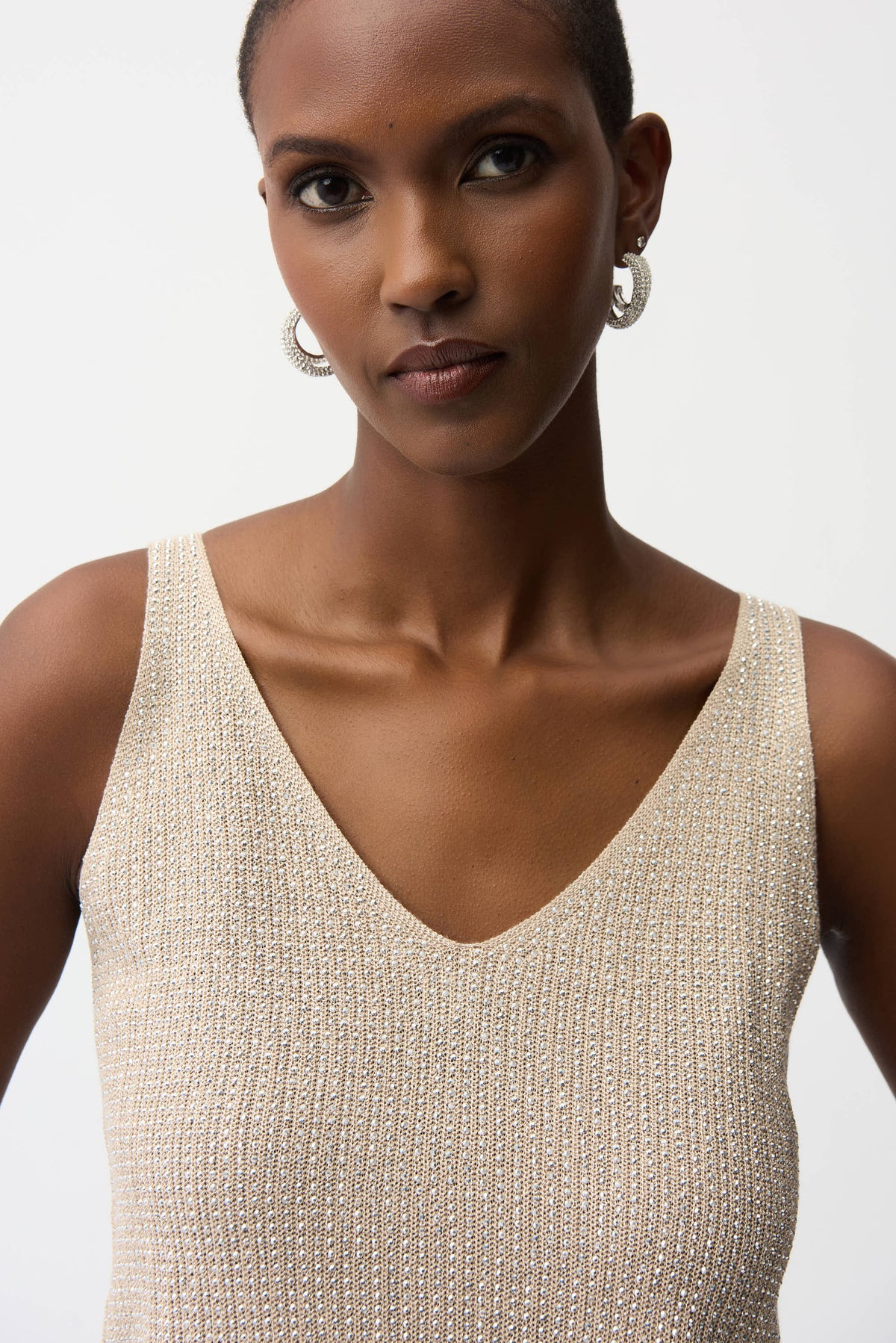 Joseph Ribkoff Metallic Camisole - Champagne