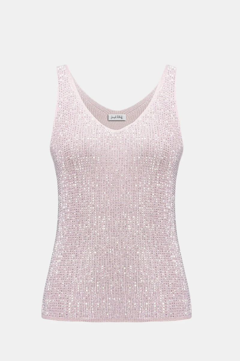 Joseph Ribkoff Metallic Camisole - Petal Pink