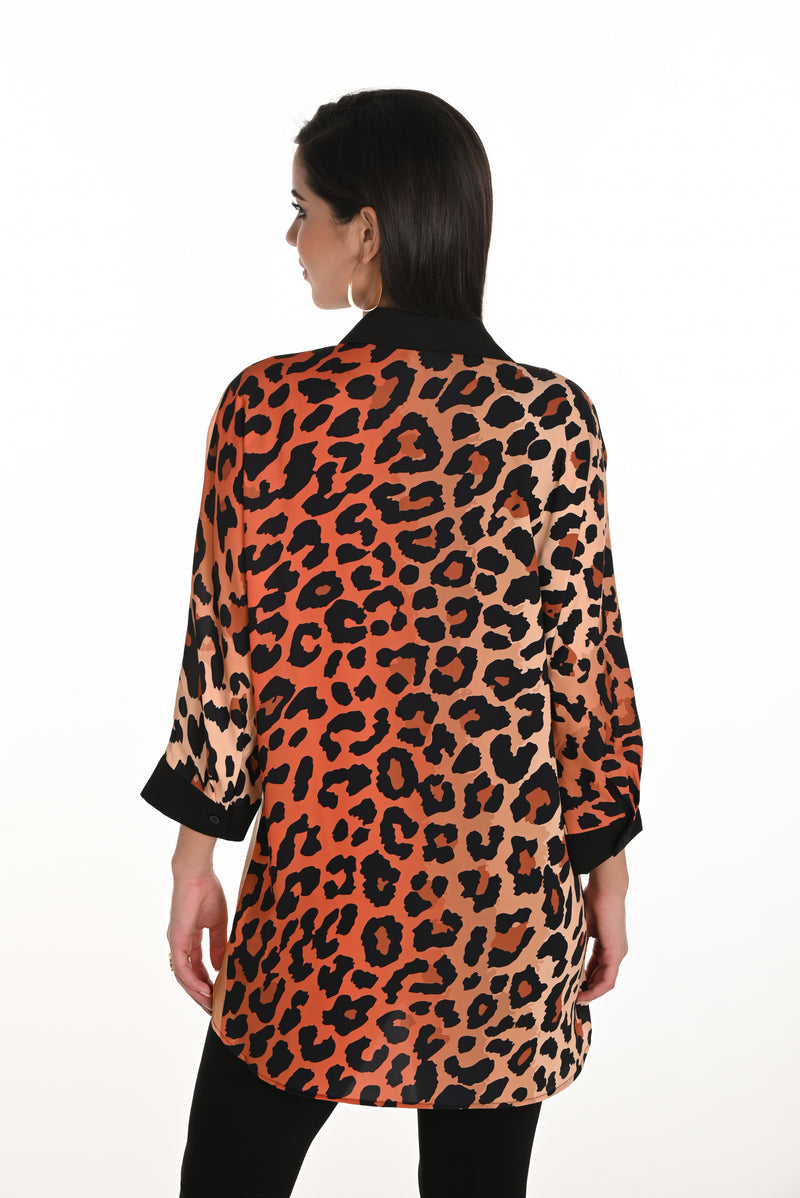 Frank Lyman Leopard Print Shirt