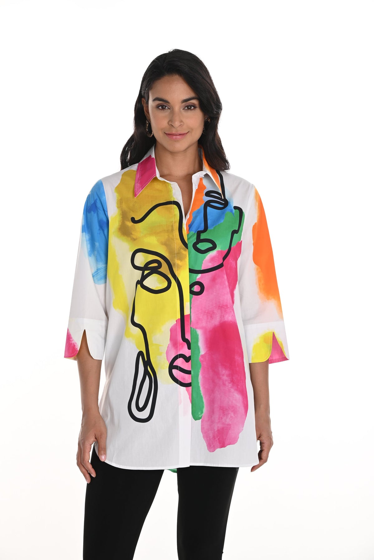 Frank Lyman Abstract Blouse