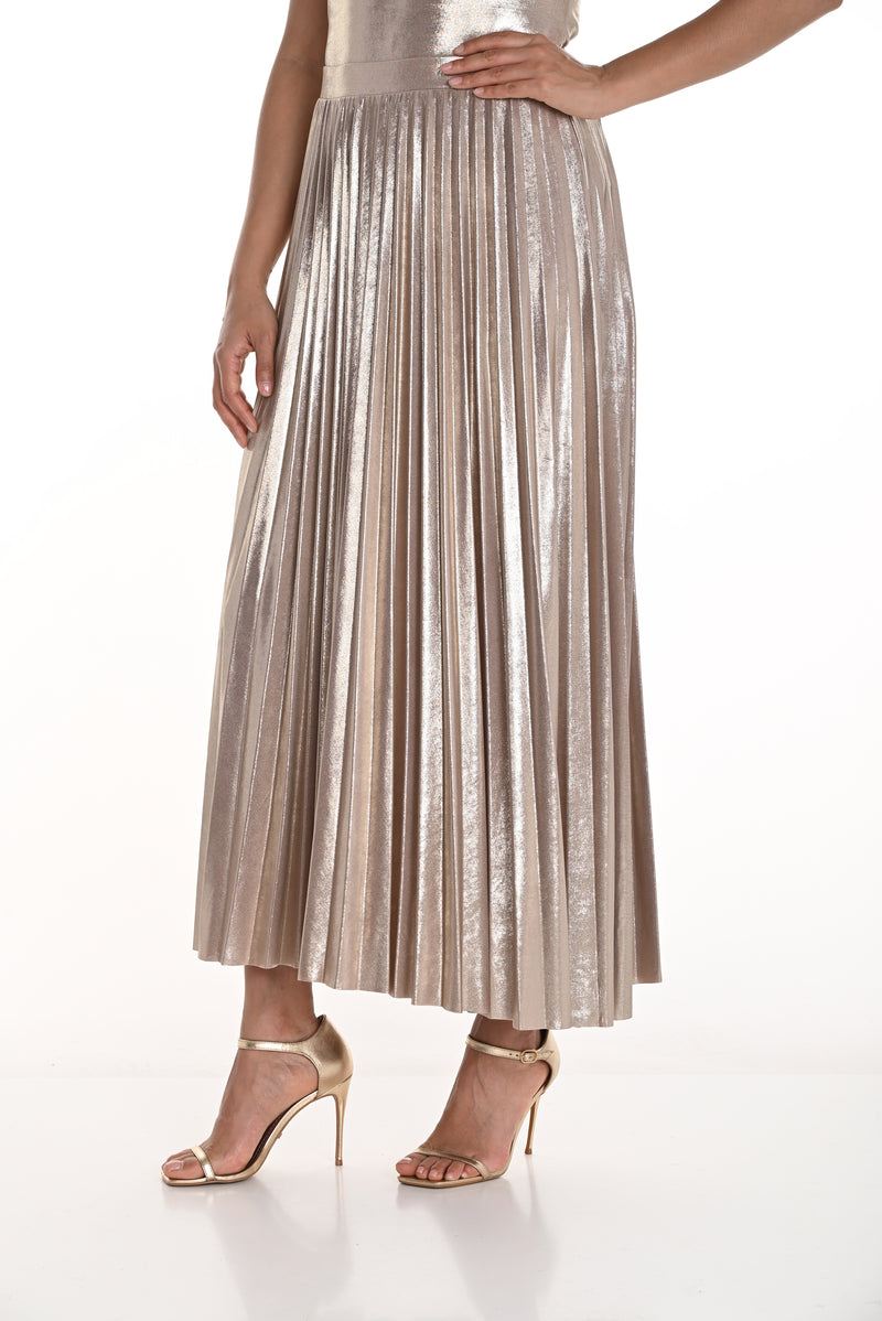 Frank Lyman Sparkly Skirt - Gold