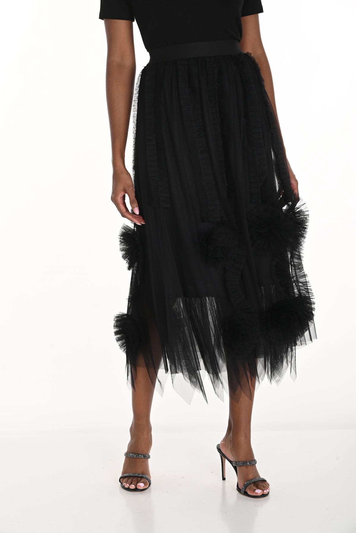 Frank Lyman Ruffled Skirt