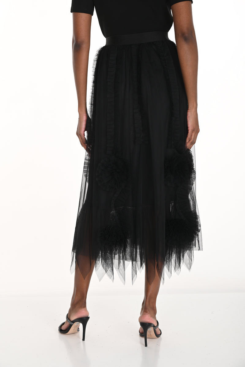 Frank Lyman Ruffled Skirt