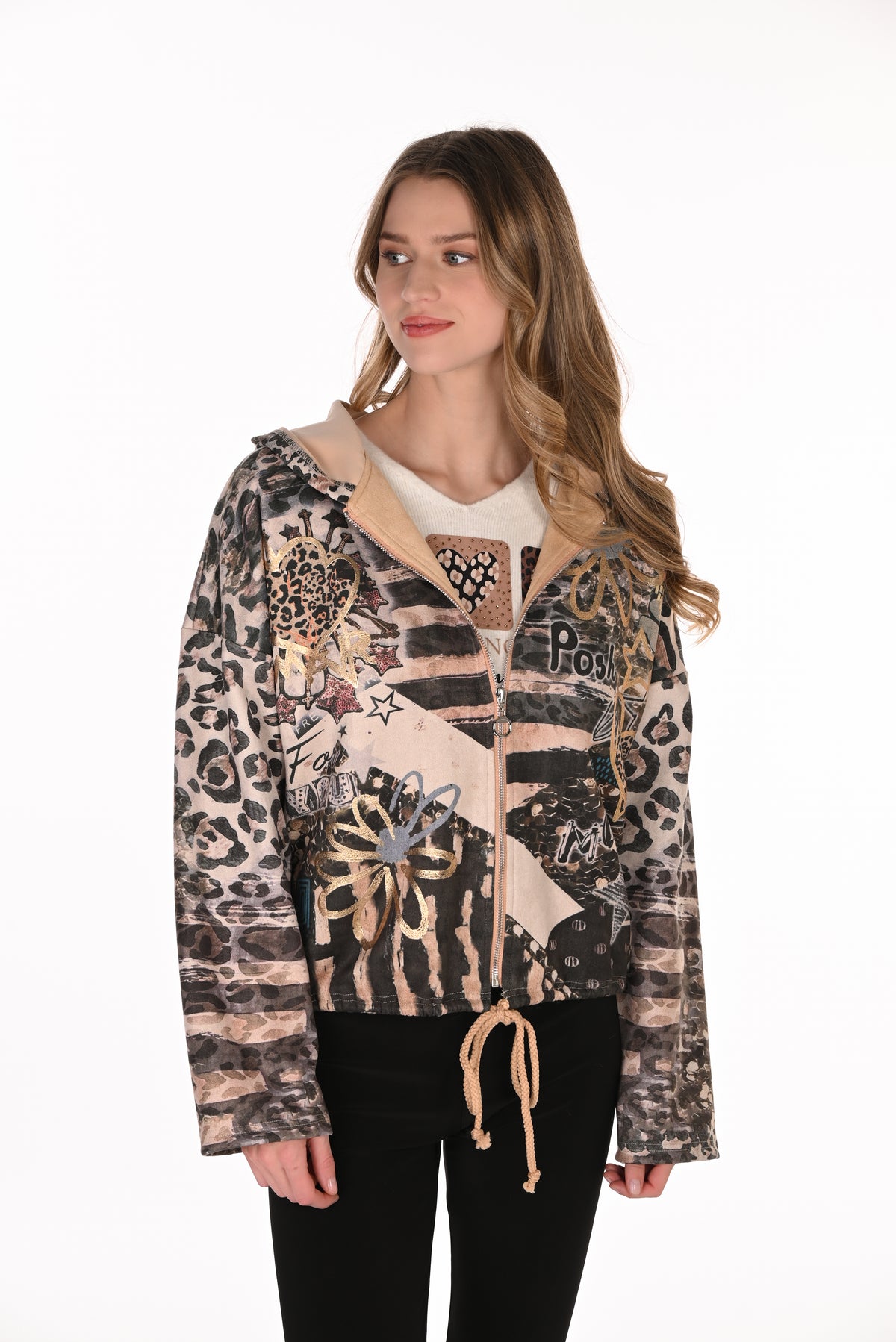 Frank Lyman Animal Print Jacket