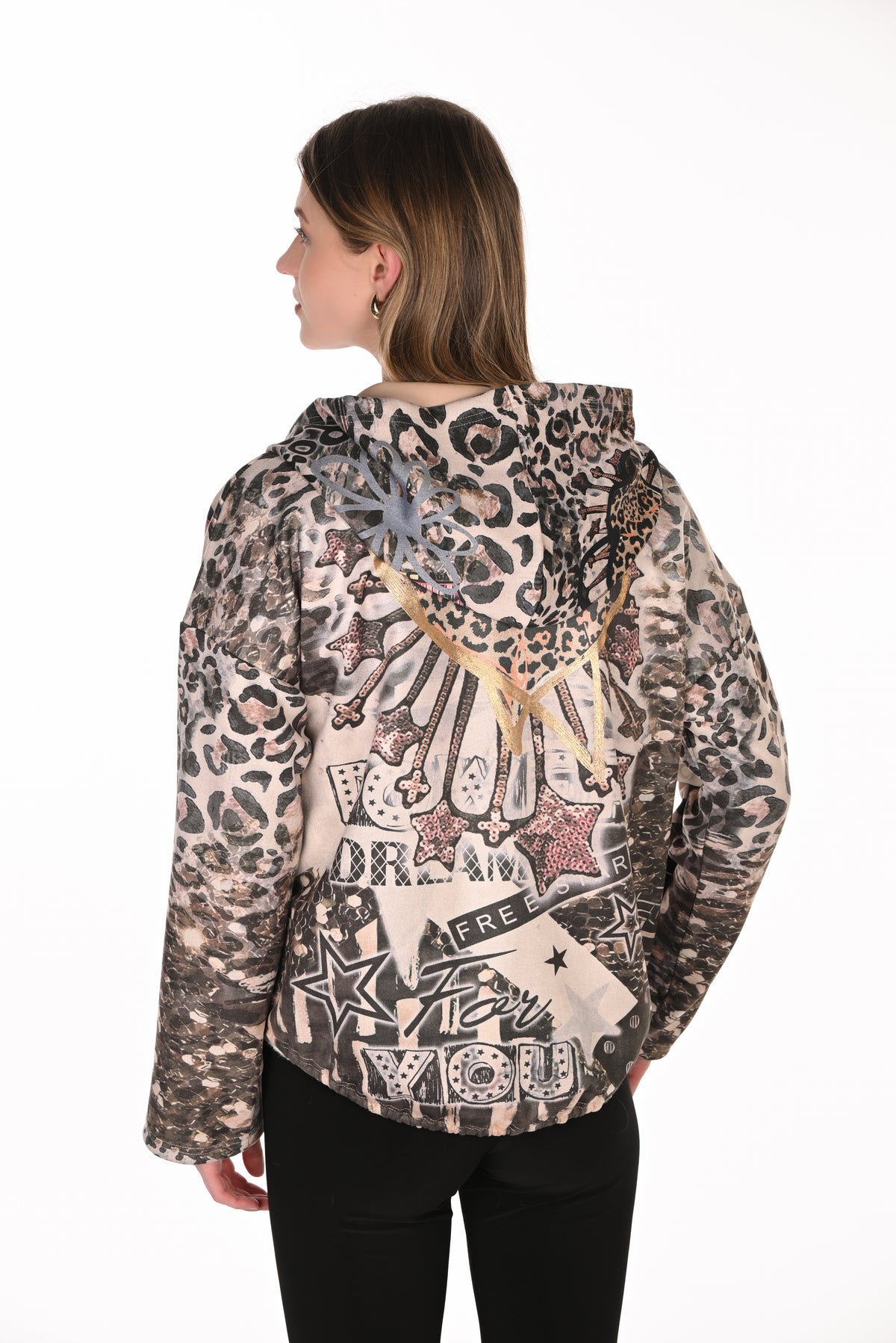 Frank Lyman Animal Print Jacket