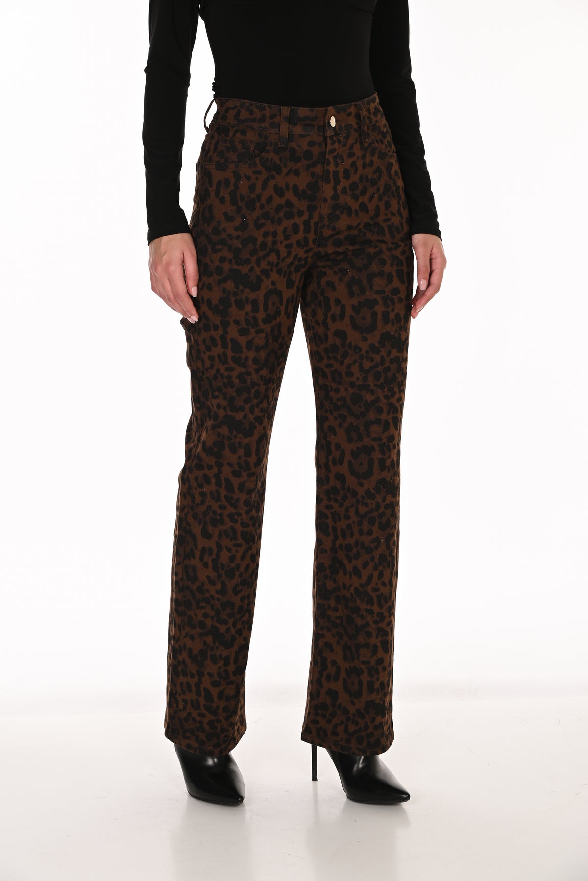 Frank Lyman Leopard Jean