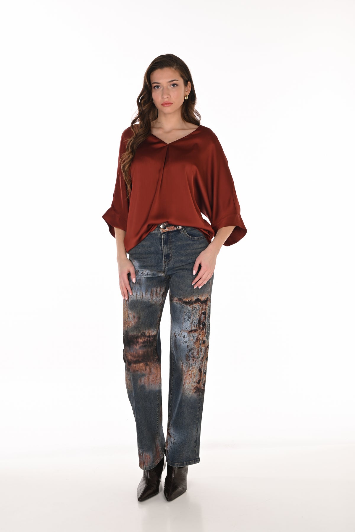 Frank Lyman Edgy Distressed Jeans