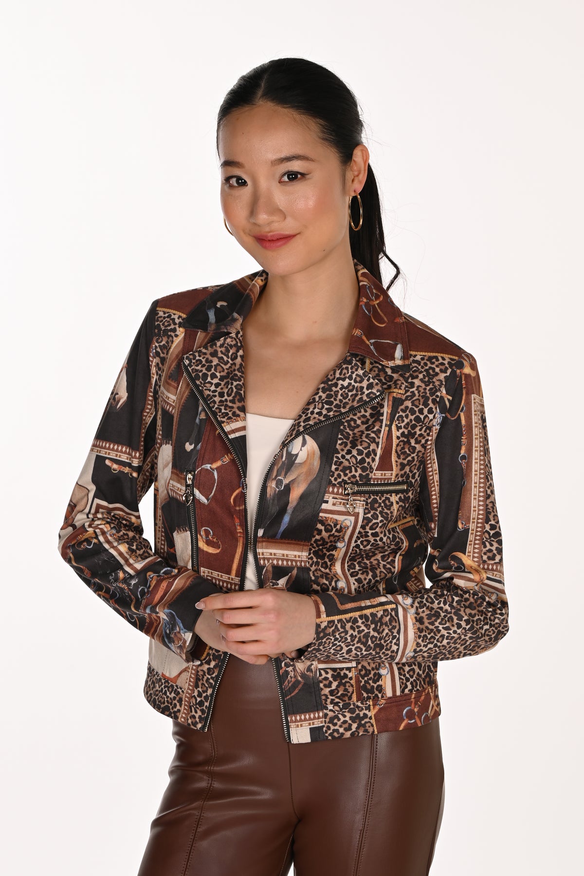 Frank Lyman Riding Print Jacket