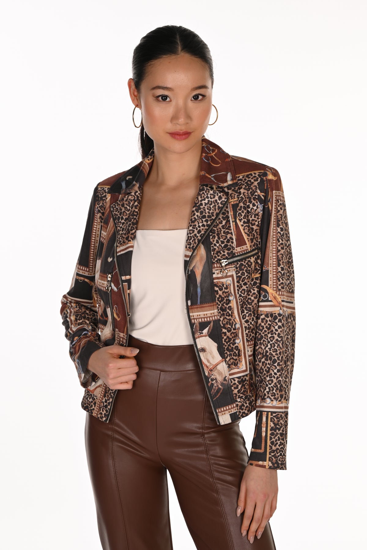 Frank Lyman Riding Print Jacket