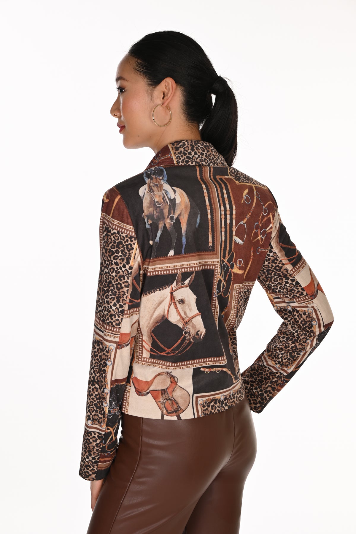 Frank Lyman Riding Print Jacket