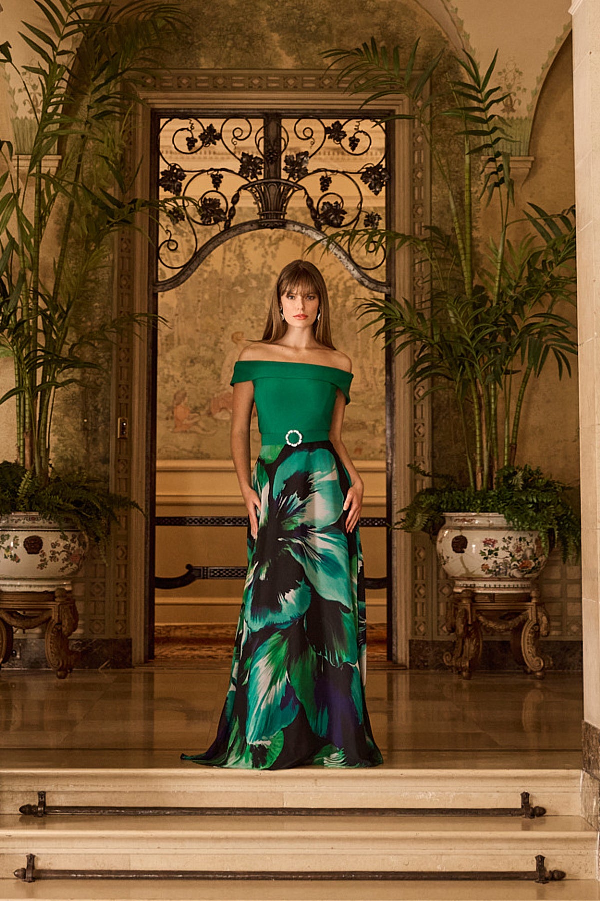 Frank Lyman Floral Maxi Dress