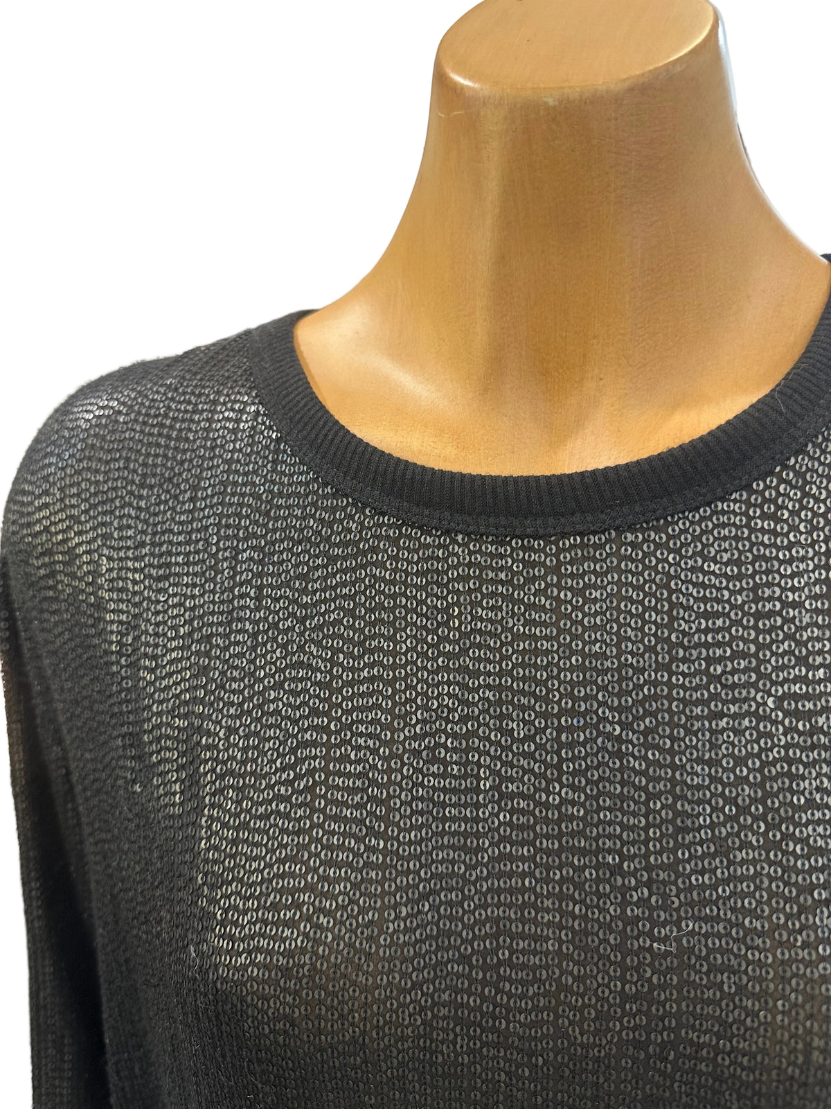 Juliette Hogan Morrison Sequin Top - Black/Onyx