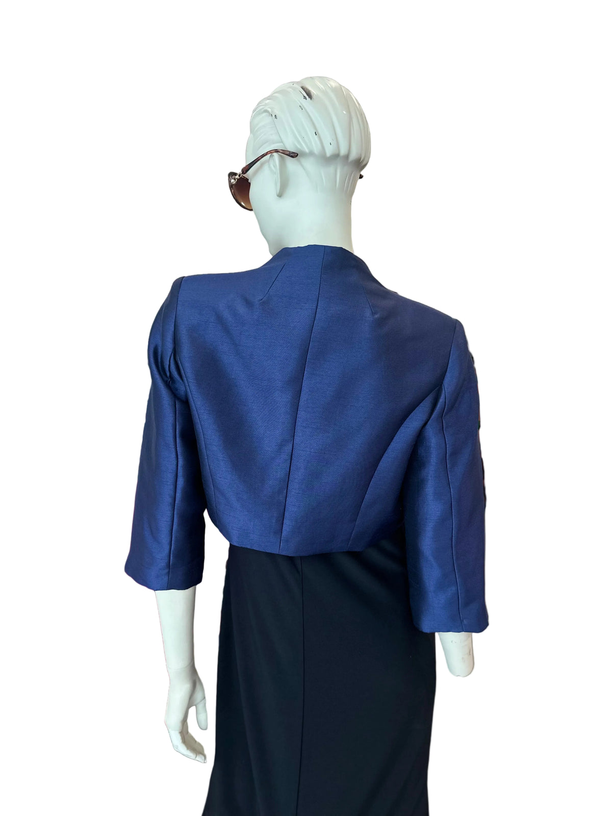 Studio S Iridescent Bolero - Navy