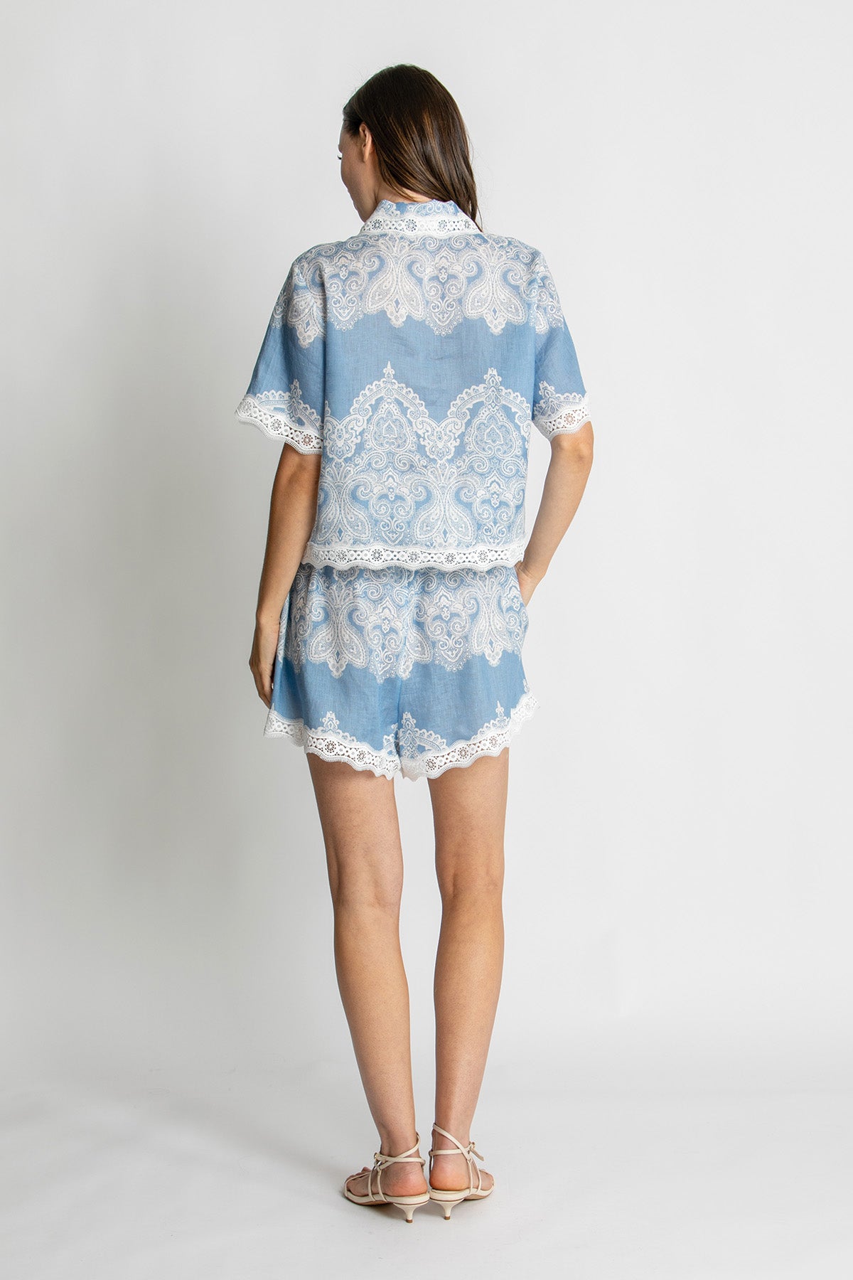 Kachel Nivina Lace Trim Shirt