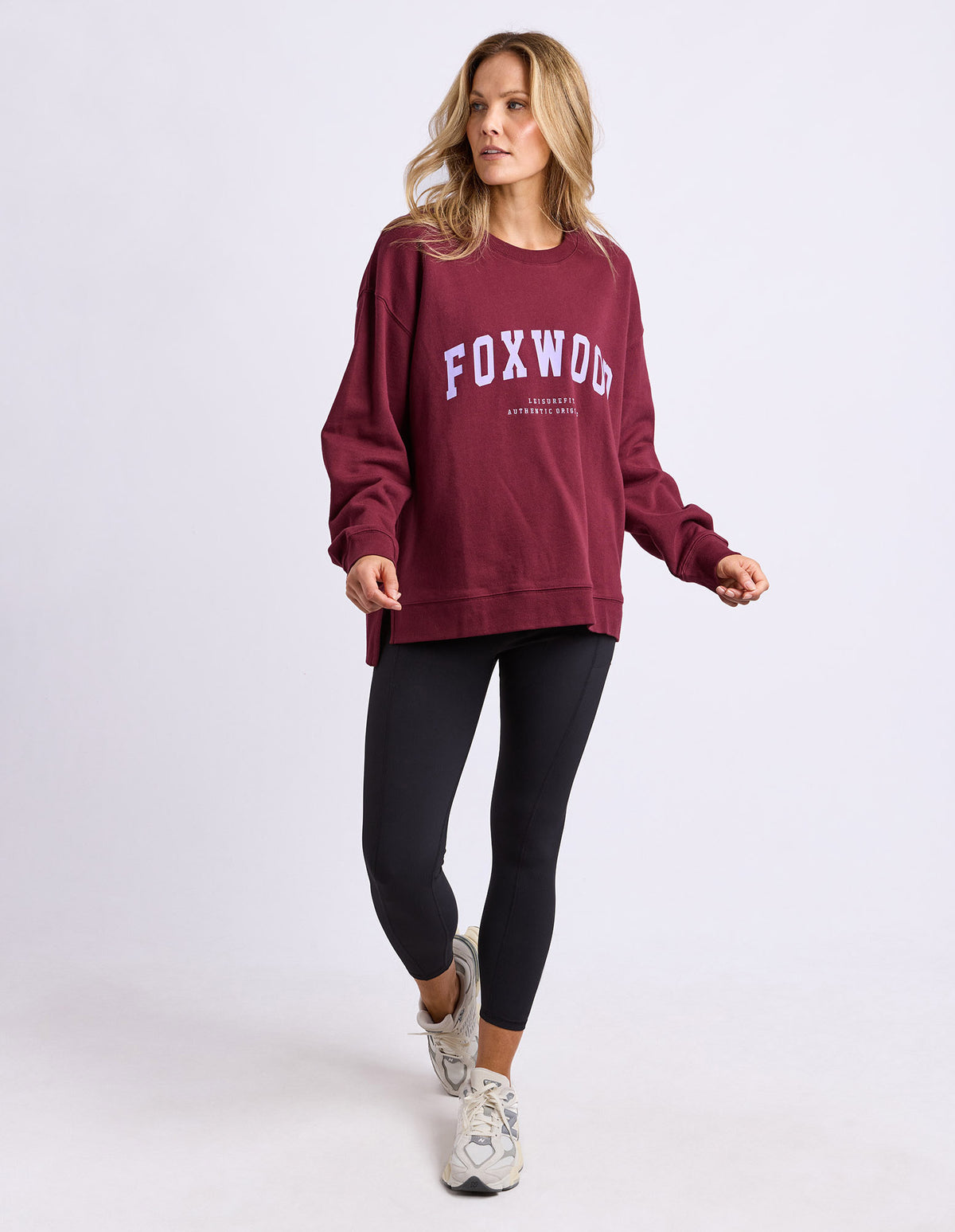 Foxwood Interval Crew - Burgundy