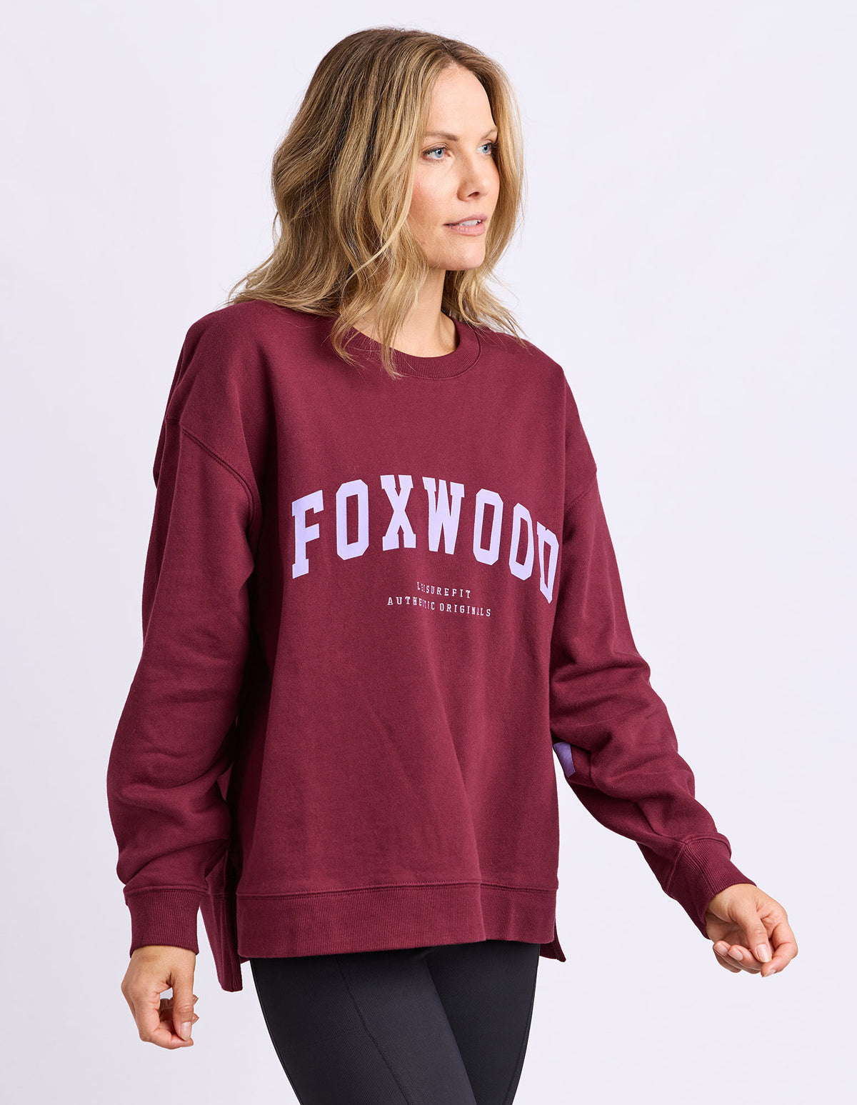 Foxwood Interval Crew - Burgundy