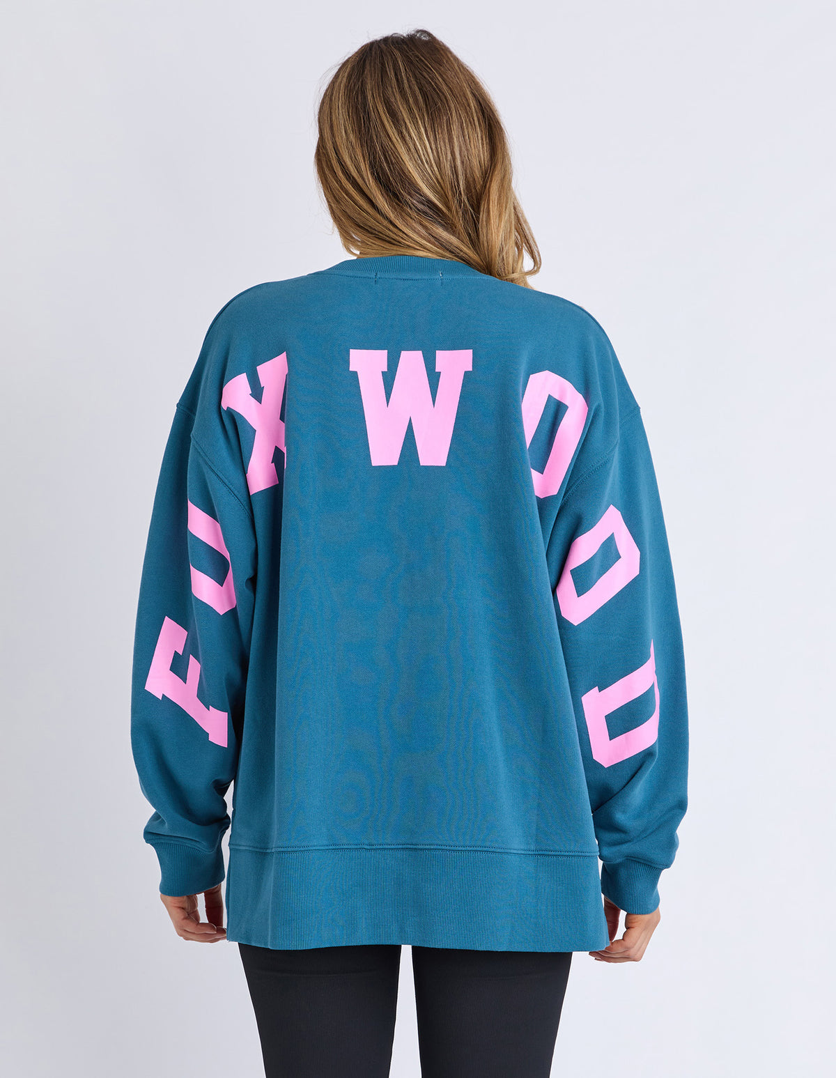Foxwood Interval Crew - Ocean / Pink
