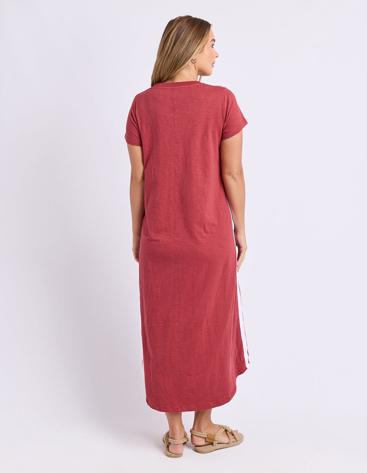 Foxwood Recovery Dress Greadine + White Stripe
