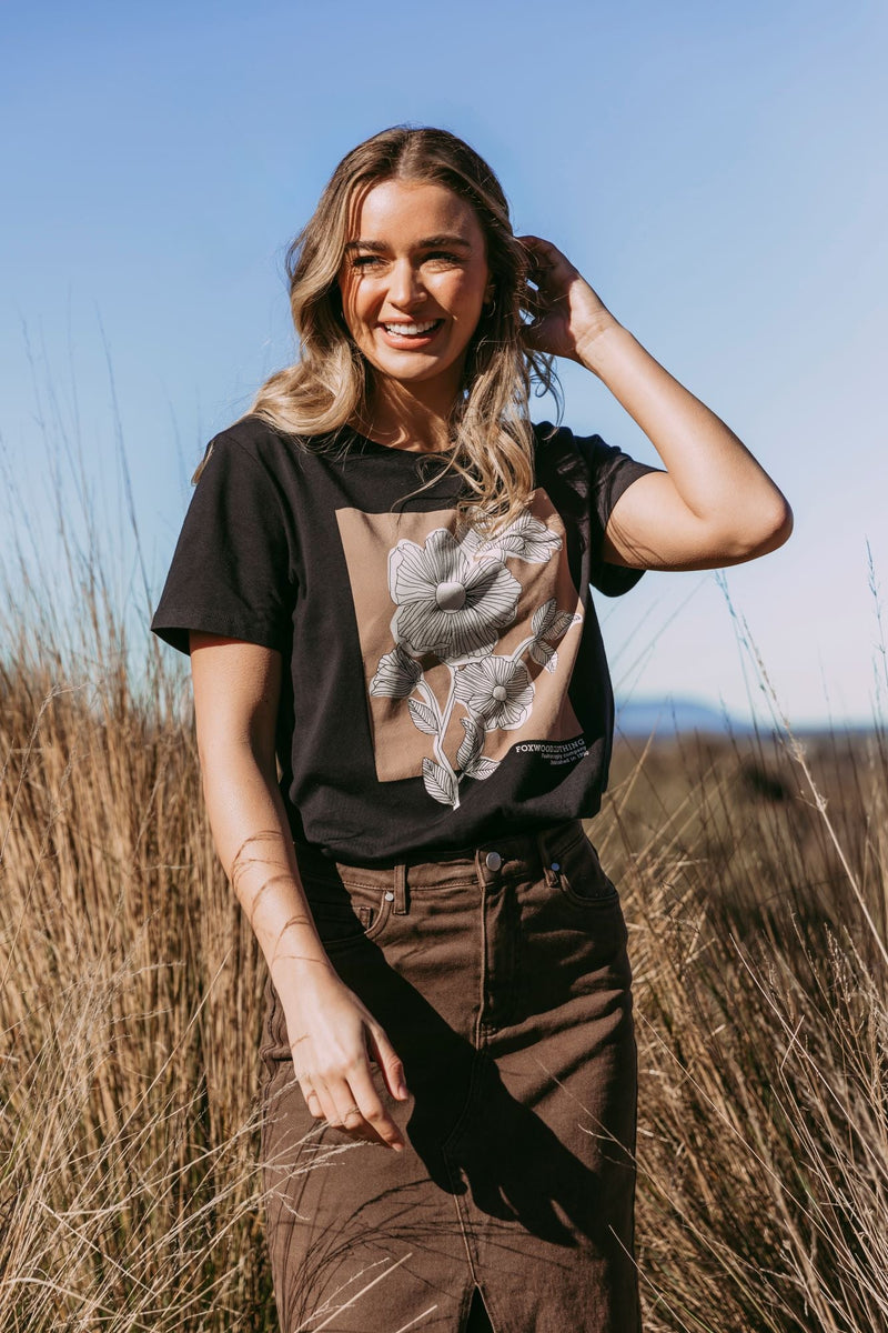 Foxwood Flower Block Tee