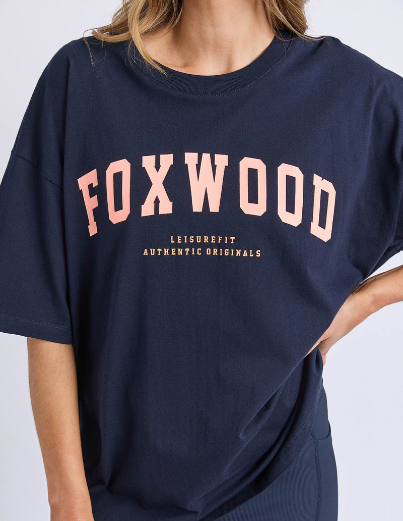 Foxwood Interval Tee Navy